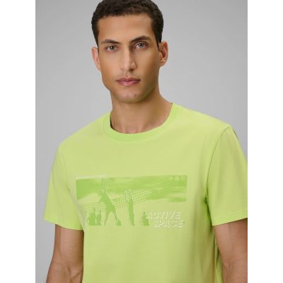3. Men's reagular printed T-shirt 4F 4FWSS26TTSHM3035-42S