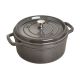 5. STAUB Round cast iron pot 40500-246-0 3.8l graphite