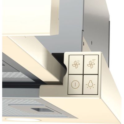 5. GORENJE BHP62CLI telescopic hood beige cream