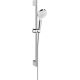 3. Hansgrohe Crometta shower system Chrome, White