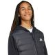 18. Men's adidas Essentials Climawarm Hybrid Down Hooded Jacket Black KA5251
