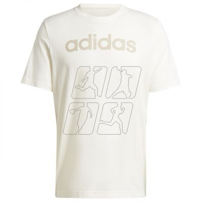 adidas Essentials Single Jersey Linear Embroidered Logo Tee M IS1345