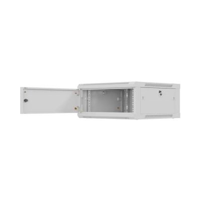 2. LANBERG WALL-HUNG RACK CABINET 19" 4U 600X600 GRAY METAL DOOR (FLAT PACK)
