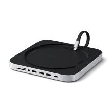 Satechi Stand & Hub - stand and hub for Mac Mini/Studio (USB-C 3.2, USB-A 3.2, 2x USB-A 3.0, 3.5mm jack, micro/SD port, NVMe/M.2 SATA SSD)