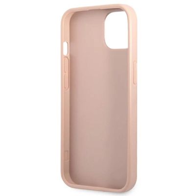 7. Guess GUHCP13SPSATLP iPhone 13 mini 5.4" pink/pink hardcase SaffianoTriangle Logo