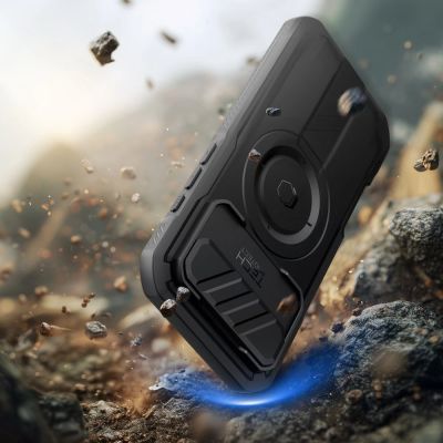 7. Tech-Protect Kevlar MagSafe Case for iPhone 17 Air - Black