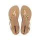 Ipanema Sandal Class women's flip-flop sandals beige with gold