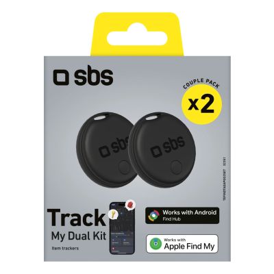 2. SBS universal locator Track My Dual set of 2 - black