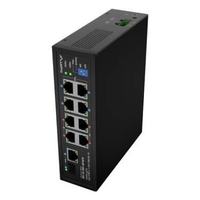 18. SWITCH LANBERG ILFE-8P-1GE-1S-120 LIGHT INDUSTRIAL POE 4XBT 4XAT SFP+ETH DIN FAST ETHERNET