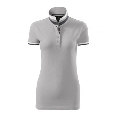 2. Malfini Collar Up W MLI-257A4 Silver Gray Polo Shirt