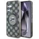 Case Karl Lagerfeld Button Karl&Choupette Heads On KL Pattern MagSafe Samsung Galaxy S25 black