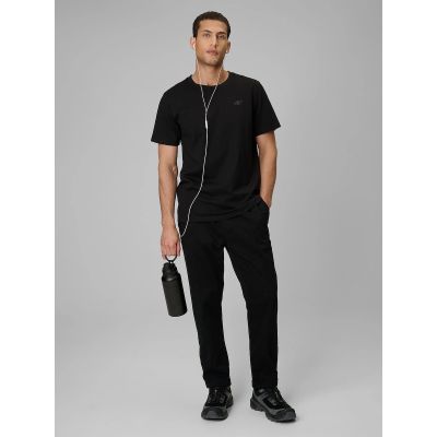 4. Men's regular plain T-shirt 4F 4FRMM00TTSHM4192-20S