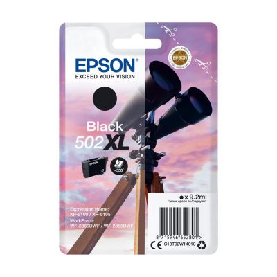 2. Epson Singlepack Black 502XL Ink