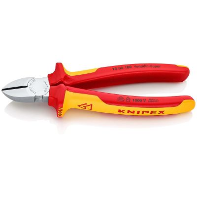 7. Knipex 70 06 180 Diagonal Cutting Pliers