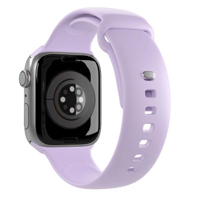 3. Puro Icon Silicone Strap for Apple Watch 42 / 44 / 45 / 49 mm - Lavender (2 pcs.)