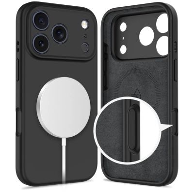 2. Tech-Protect Silicone MagSafe Case for iPhone 17 Pro - Black