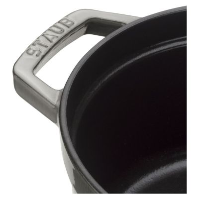5. Round cast-iron pot STAUB 40509-312-0 – 5.2 l graphite
