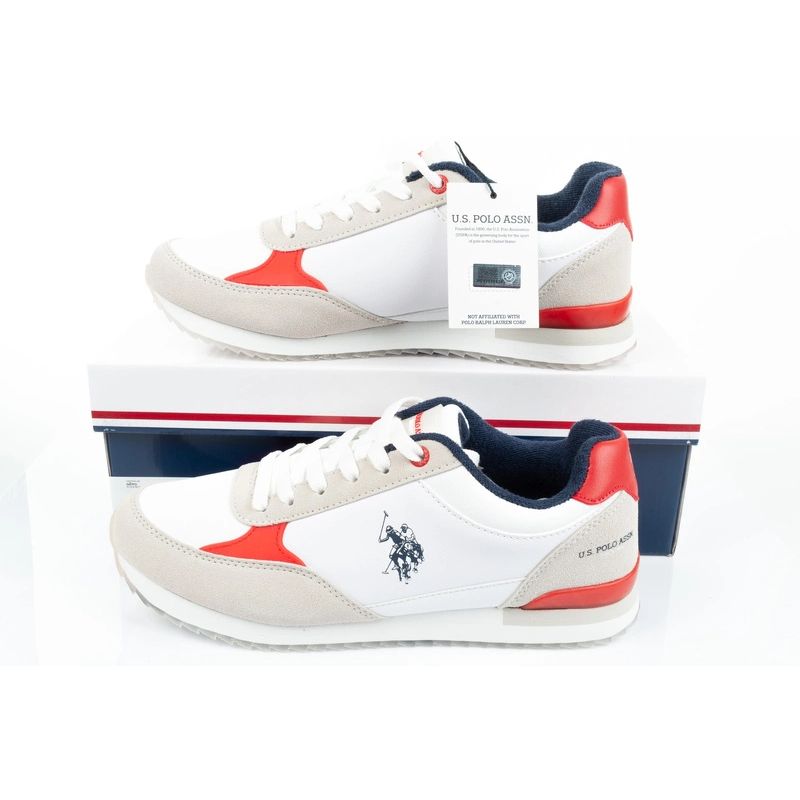 30. US Polo ASSN. M UP21M48062-WHI-RED01 Sports Shoes