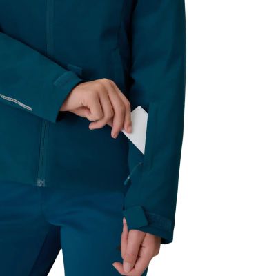 5. Women’s 4F F1221 Ski Jacket Sea Green 4FWAW26TTJAF1221 46S