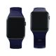 3. 3mk Silicone Watch Strap for Apple Watch 42 / 44 / 45 / 49 mm - blue