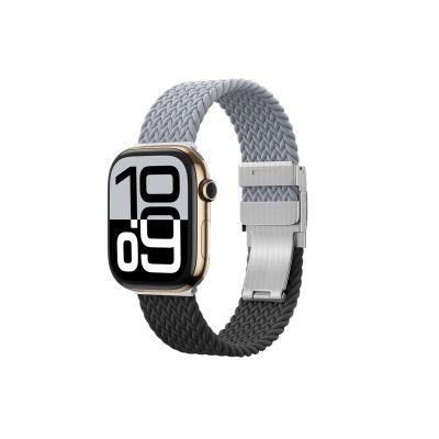 3. Set of 2 AmazingThing Blend Band for Apple Watch 45/46/49mm - Grey-Black/Grey