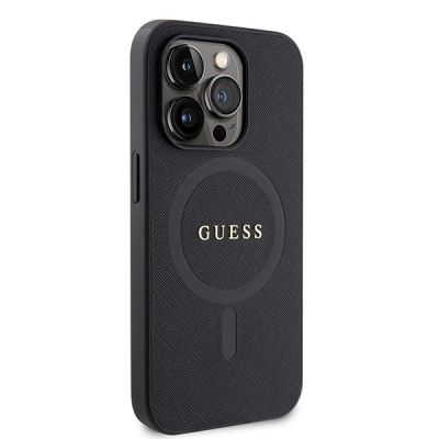 4. Guess GUHMP15XPSAHMCK iPhone 15 Pro Max 6.7" black/black hardcase Saffiano MagSafe
