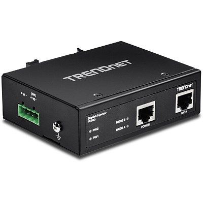 2. TRENDnet TI-IG30 - Power Injector (DIN rail mountable) - 30 Watt - Output Connectors: 1