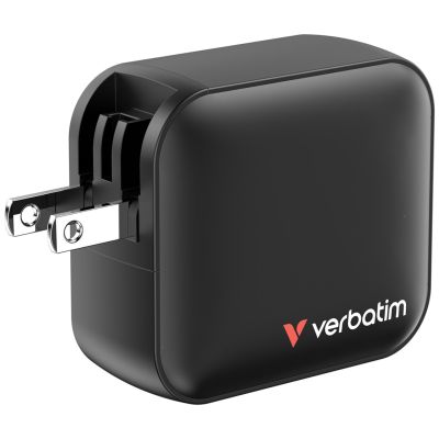 6. Verbatim GaN Charger 100W Universal Black AC Fast Charging Internal