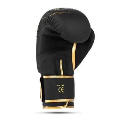 13. 8oz Boxing Gloves - Gold Dragon - Valor Series