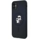 2. Karl Lagerfeld Silicone Karl&Choupette MagSafe case for iPhone 11 / Xr - black