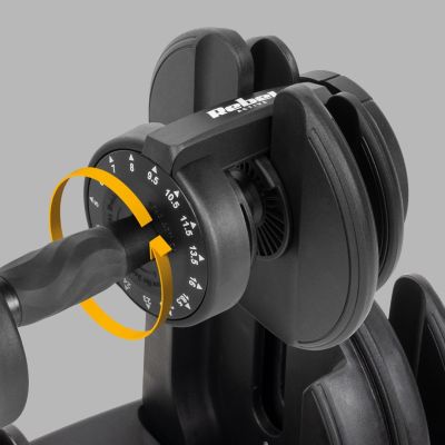 23. Cast iron adjustable dumbbell 24 kg REBEL ACTIVE