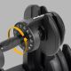 23. Cast iron adjustable dumbbell 24 kg REBEL ACTIVE