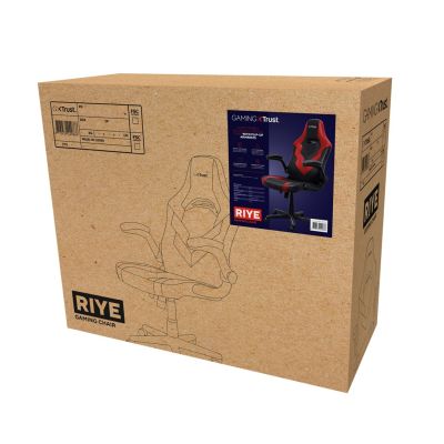 6. TRUST GXT703R RIYE gaming chair red (24986)
