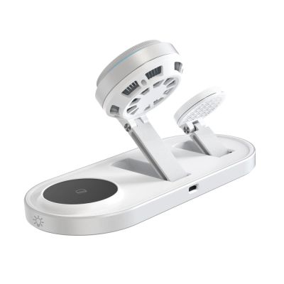 4. Tech-Protect A51 MagSafe 3-in-1 25W QI2.2 Wireless Charger - White