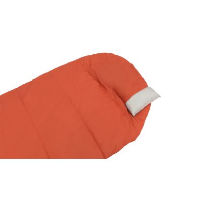 5. Outwell 230477 Sleeping Bag Adult Semi-Rectangular Polyester Orange