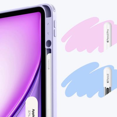 8. ESR Flip Hybrid Case for iPad Air 13" (2024/2025/2026) - Purple