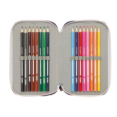5. FC Barcelona triple filled pencil case 37 PCS 412526857