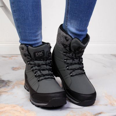 9. Winter snow boots waterproof gray DK
