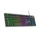 Wozinsky WKG-200 RGB Membrane Gaming Keyboard with Scroll Wheel - Black