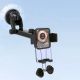 7. Dudao F19 clamp car holder with 15W inductive charger - black