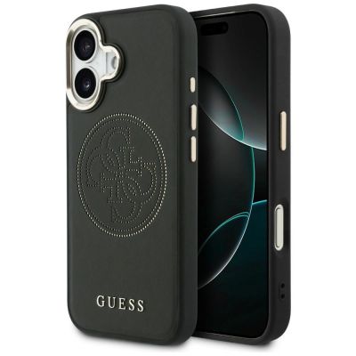 Guess Perforated 4G MagSafe case for iPhone 17 - black