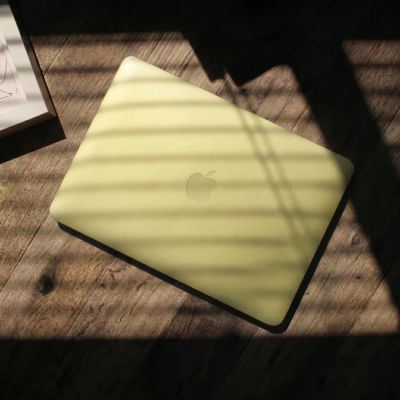 7. Tech-Protect Softshell case for MacBook Neo 13 2026 - matte yellow