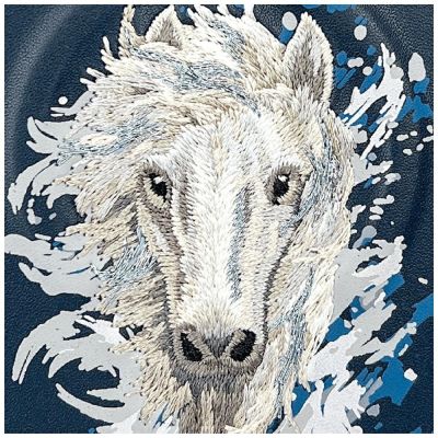 6. Nimmy the Horse MagSafe Case for iPhone 17 Pro Max - Navy Blue