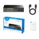 4. CUDY GS1010PS2 8-port GbE PoE Switch with 2 ports