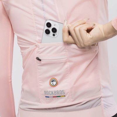 8. Rockbros TLMJ003 ROAD TO SKY women's lightweight breathable cycling vest S - pink