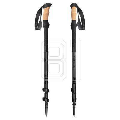 6. Spokey Zodiac trekking poles 105-135 cm three-segment SPK-944817