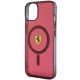 6. Ferrari FEHMP14SURKR iPhone 14 6.1" red/red hardcase Translucent Magsafe