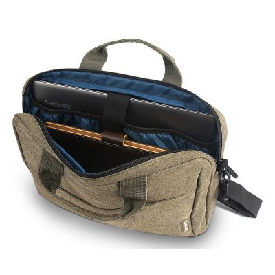 5. Lenovo 15.6 Laptop Casual Toploader T210 Green bag