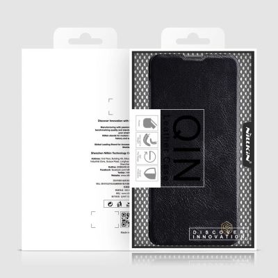 5. Nillkin Qin Case Case for Xiaomi Redmi Note 11 Pro+ (China) / Redmi Note 11 Pro (China) / Mi11i HyperCharge Camera Protector Holster Cover Flip Case Black