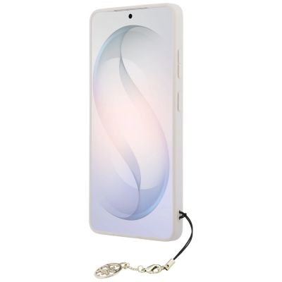 4. Guess 4G Classic Logo Charm MagSafe Case for Samsung Galaxy S26 Ultra - Pink